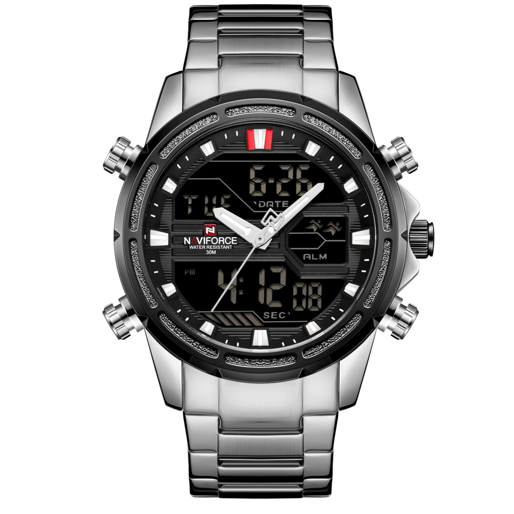 Naviforce 9138 Mens Watch - Silver