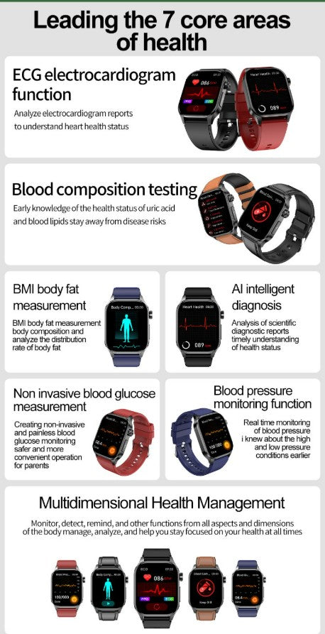 New ET580 Smartwatch - Black