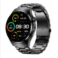 Smart Watch TK25 Bluetooth - Black Steel Strap